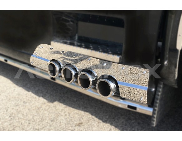 Finale di Scarico 4 Uscite + Cornice Carena - Lato Destro | SCANIA New R, Streamline