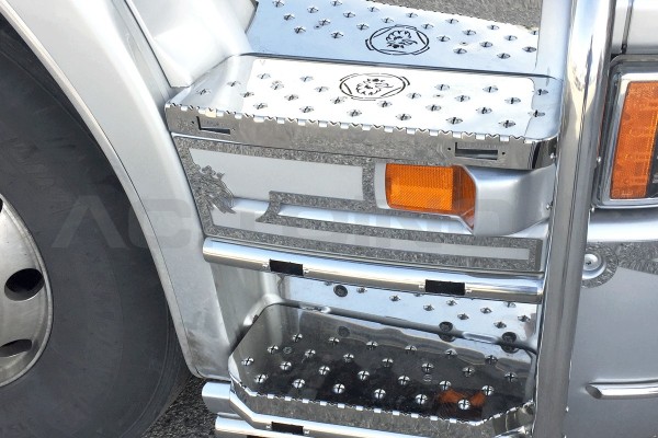 SKIRT STEPS COVER GRIFFIN | Suitable for Scania R, New R, Streamline