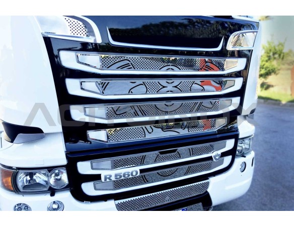 Mask Application "Piston", big bumper | Scania New R, Streamline