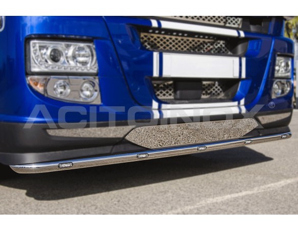 unterfahrschutzrohr mit kennzeichenhalterung 60mm iveco stralis hi way