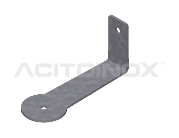 BRUSHED STAINLESS STEEL BRACKET | DAF XF106