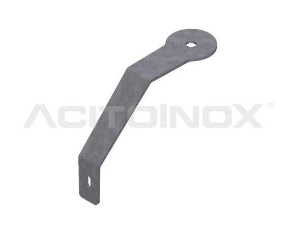 BRUSHED STAINLESS STEEL BRACKET | Renault Trucks T Series