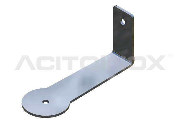 Polished stainless steel bracket | Daf XF106