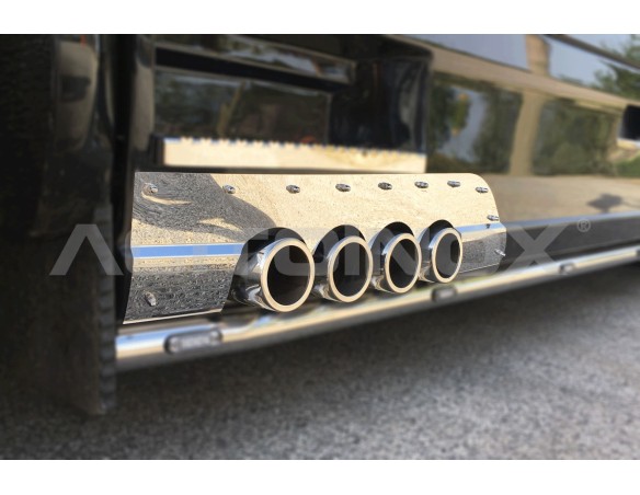 Finale di Scarico 4 Uscite + Cornice Carena - Lato Sinistro | SCANIA New R, Streamline
