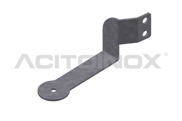 Brushed stainless steel bracket | Suitable for Scania NG - S series